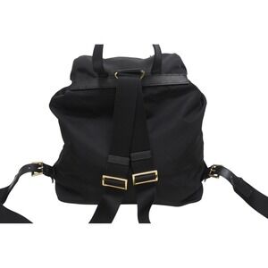 Prada Black Tessuto Robot Backpack Triangle Logo Patch Multicolor Leather